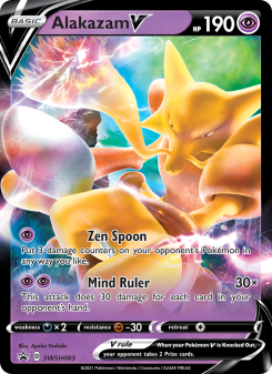Alakazam V - pokemon TCG Card