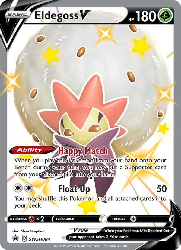 Eldegoss V - Pokémon TCG Card