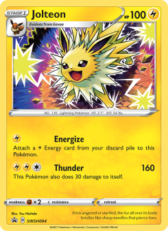 Jolteon - pokemon TCG Card