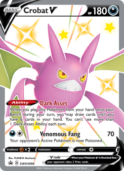 Crobat V - pokemon TCG Card