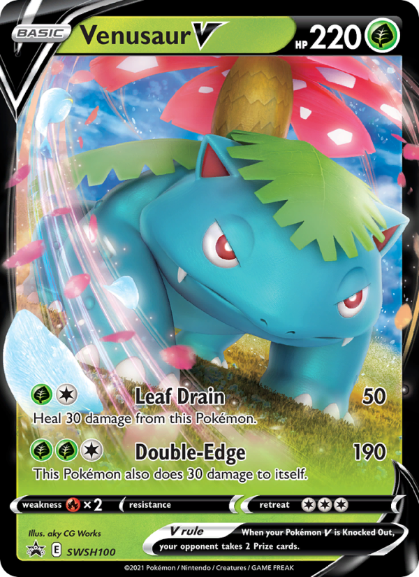 Venusaur V - Pokémon TCG Card