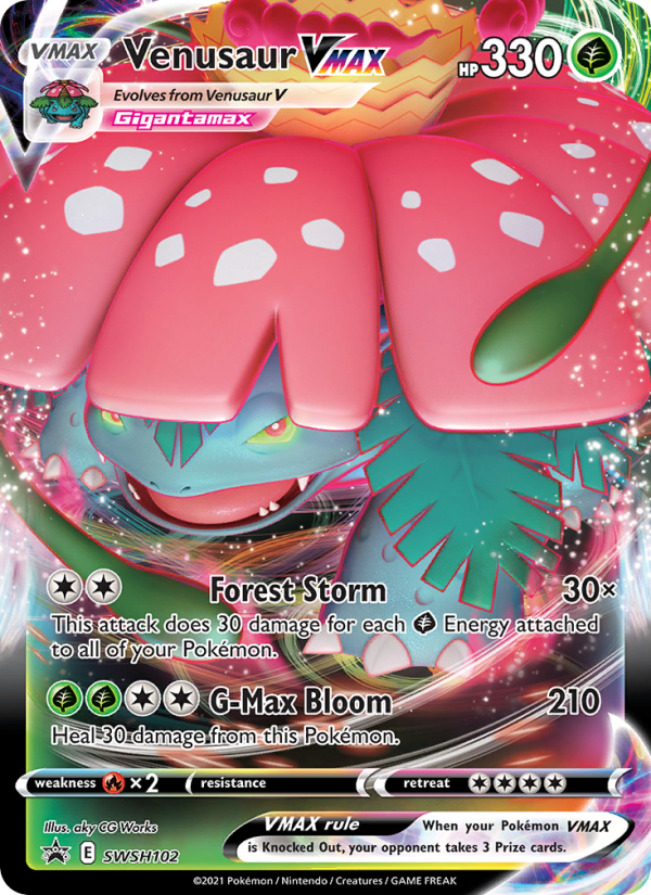 Venusaur VMAX - Pokémon TCG Card