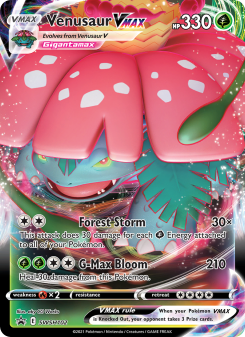 Venusaur VMAX - pokemon TCG Card