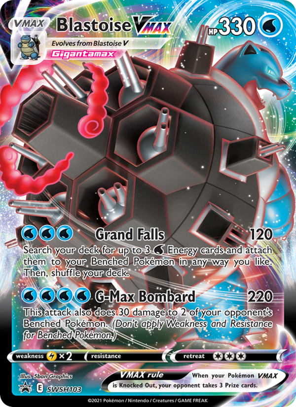 Blastoise VMAX - Pokémon TCG Card