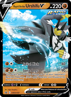 Rapid Strike Urshifu V - pokemon TCG Card
