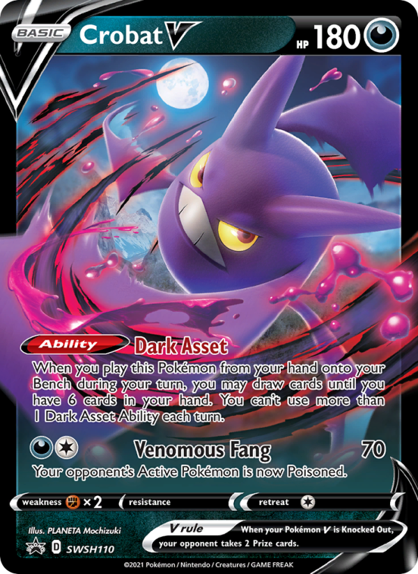 Crobat V - Pokémon TCG Card