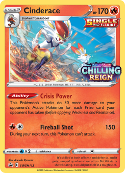 Cinderace - pokemon TCG Card