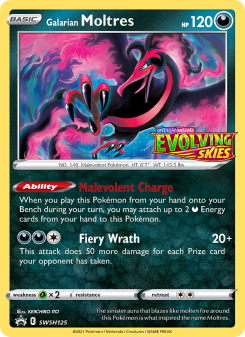 Galarian Moltres - pokemon TCG Card
