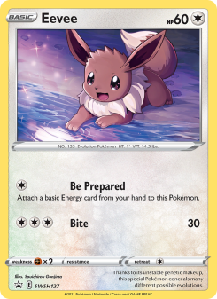 Eevee - pokemon TCG Card