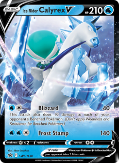 Ice Rider Calyrex V - pokemon TCG Card