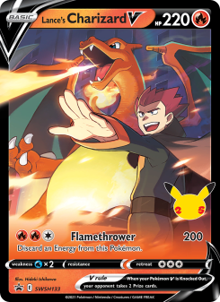 Lance's Charizard V - pokemon TCG Card