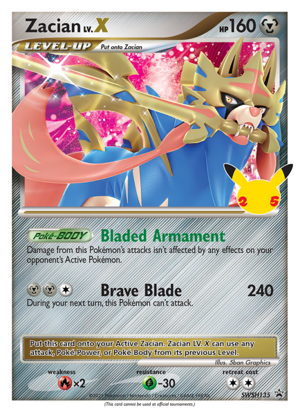 Zacian - Pokémon TCG Card
