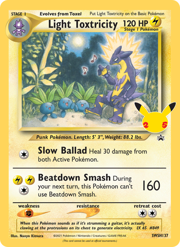 Light Toxtricity - Pokémon TCG Card
