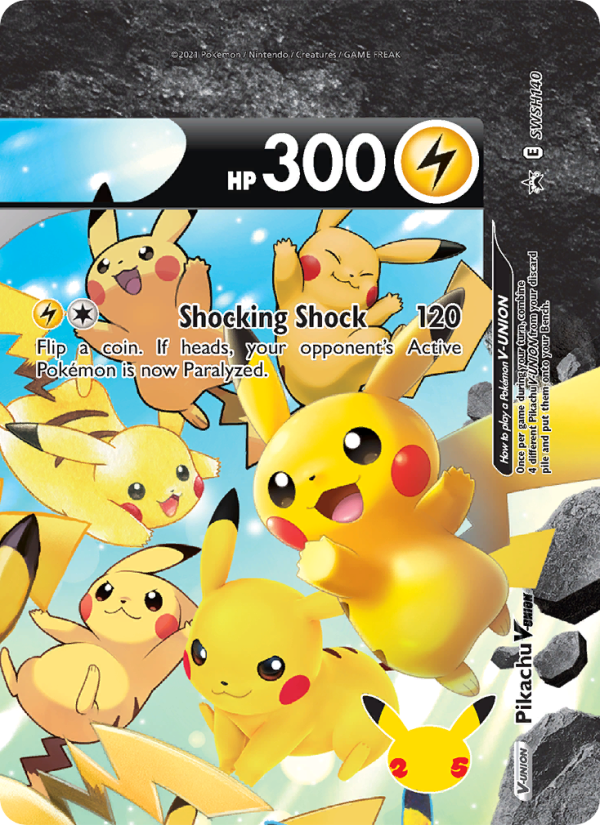 Pikachu V-UNION - Pokémon TCG Card