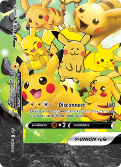 Pikachu V-UNION - pokemon TCG Card