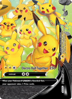 Pikachu V-UNION - pokemon TCG Card