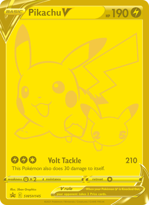 Pikachu V - Pokémon TCG Card