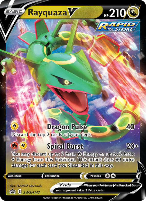Rayquaza V - Pokémon TCG Card