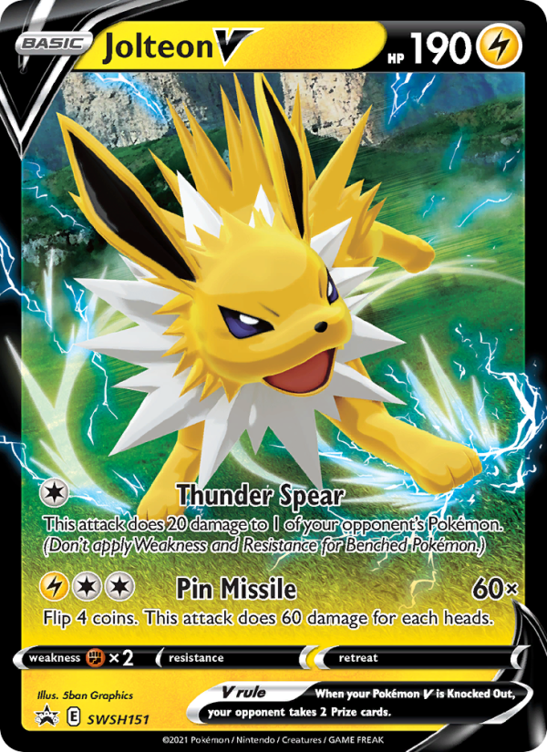 Jolteon V - Pokémon TCG Card