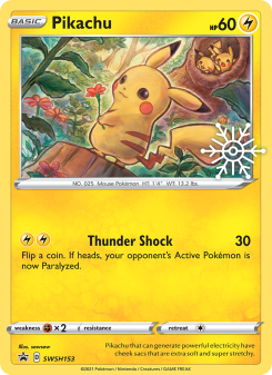 Pikachu - pokemon TCG Card