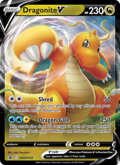 Dragonite V - pokemon TCG Card
