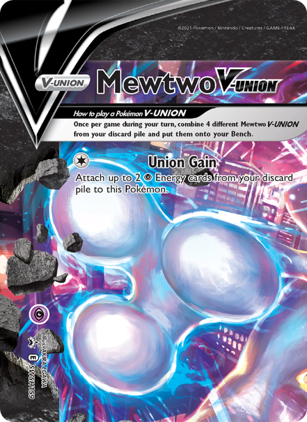 Mewtwo V-UNION - Pokémon TCG Card