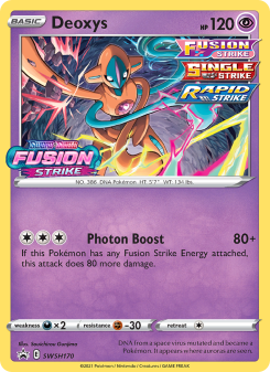 Deoxys - pokemon TCG Card