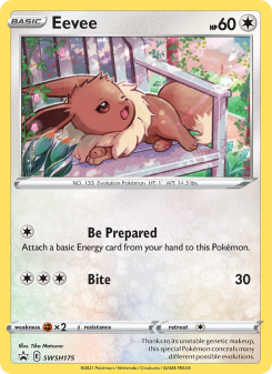 Eevee - pokemon TCG Card