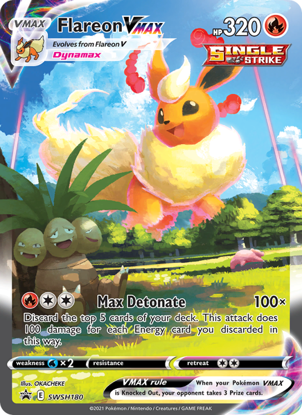 Flareon VMAX - Pokémon TCG Card
