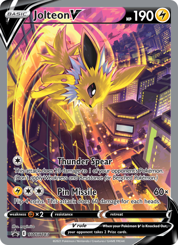 Jolteon V - Pokémon TCG Card