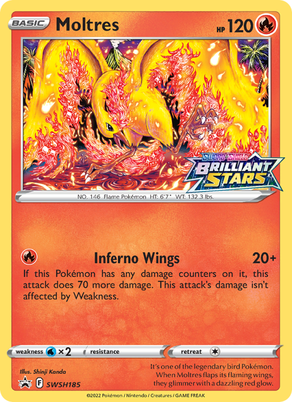Moltres - Pokémon TCG Card