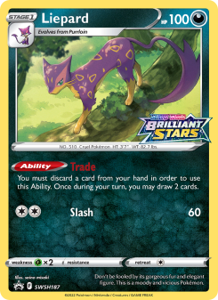 Liepard - pokemon TCG Card