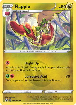 Flapple - pokemon TCG Card