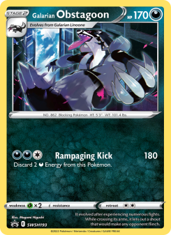 Galarian Obstagoon - pokemon TCG Card