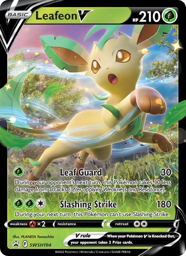 Leafeon V - Pokémon TCG Card