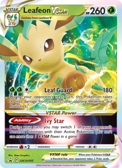 Leafeon VSTAR - pokemon TCG Card