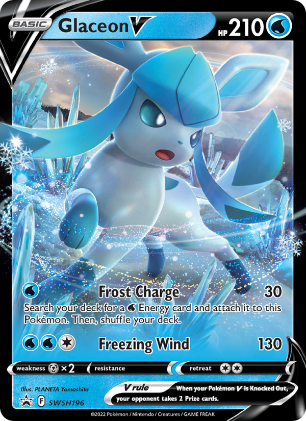 Glaceon V - Pokémon TCG Card