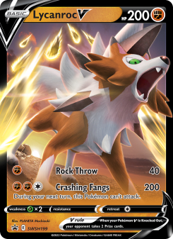 Lycanroc V - pokemon TCG Card