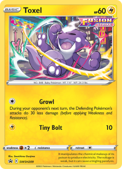 Toxel - pokemon TCG Card