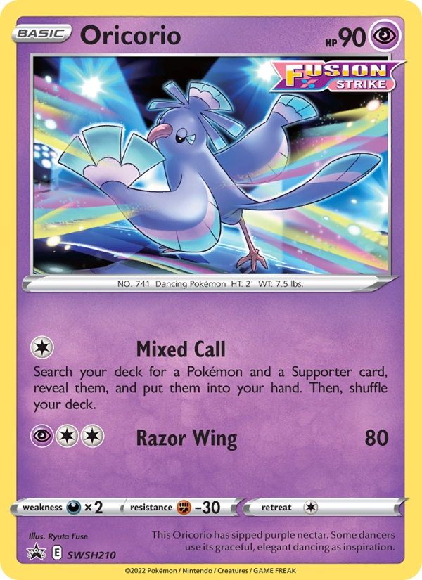 Oricorio - Pokémon TCG Card