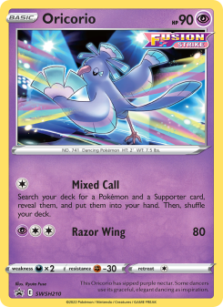 Oricorio - pokemon TCG Card