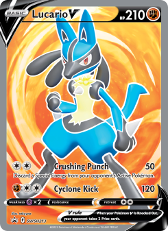 Lucario V - pokemon TCG Card