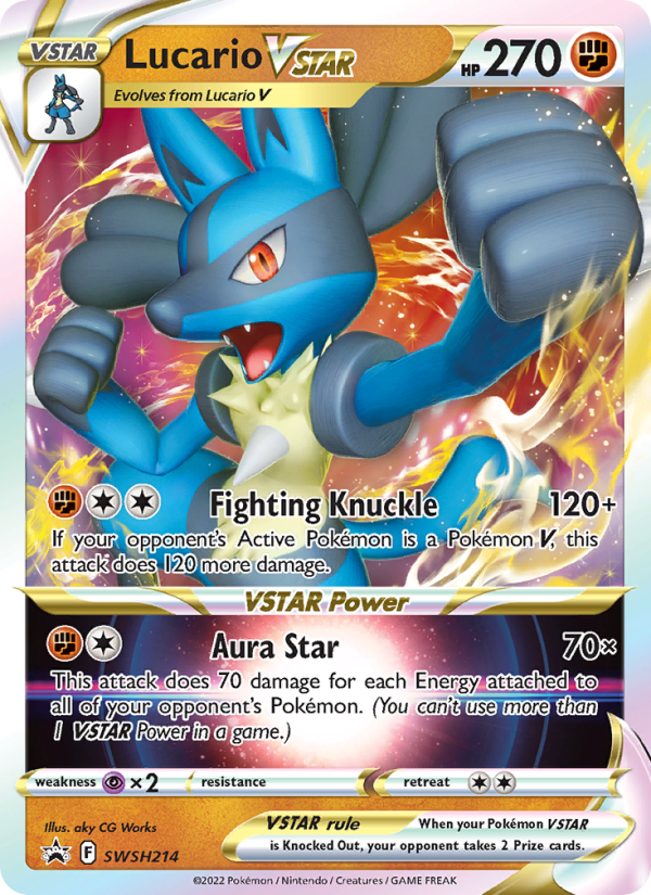 Lucario VSTAR - Pokémon TCG Card