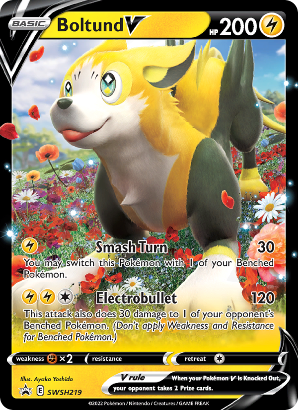 Boltund V - Pokémon TCG Card