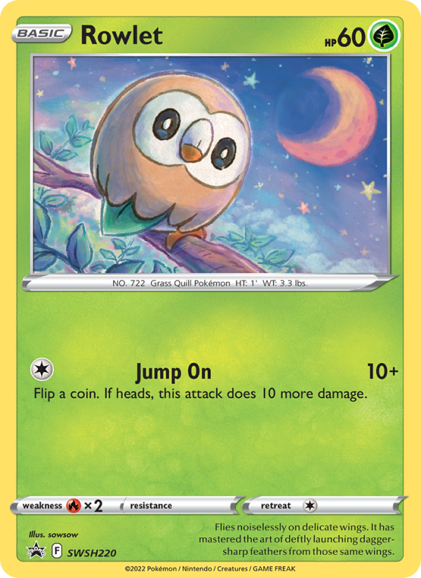 Rowlet - Pokémon TCG Card