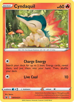 Cyndaquil - pokemon TCG Card