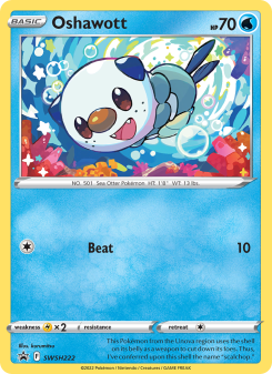 Oshawott - pokemon TCG Card