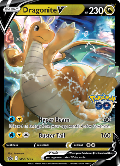 Dragonite V - pokemon TCG Card