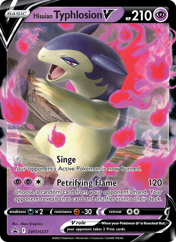 Hisuian Typhlosion V - Pokémon TCG Card