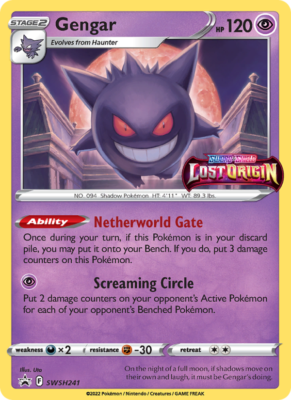 Gengar - Pokémon TCG Card